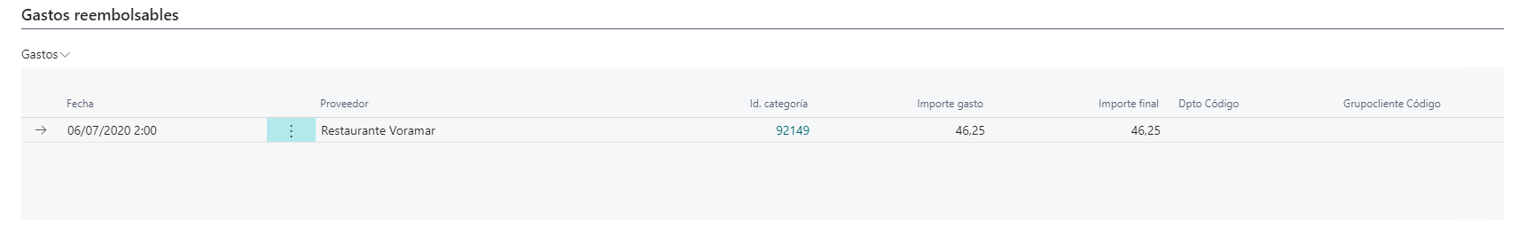 InformeRegistradoReembolsable