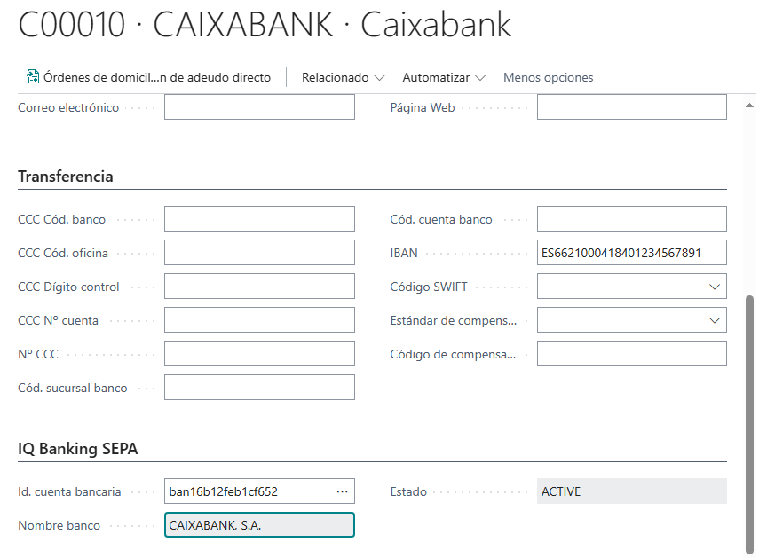 CustomerBankAccountAsign